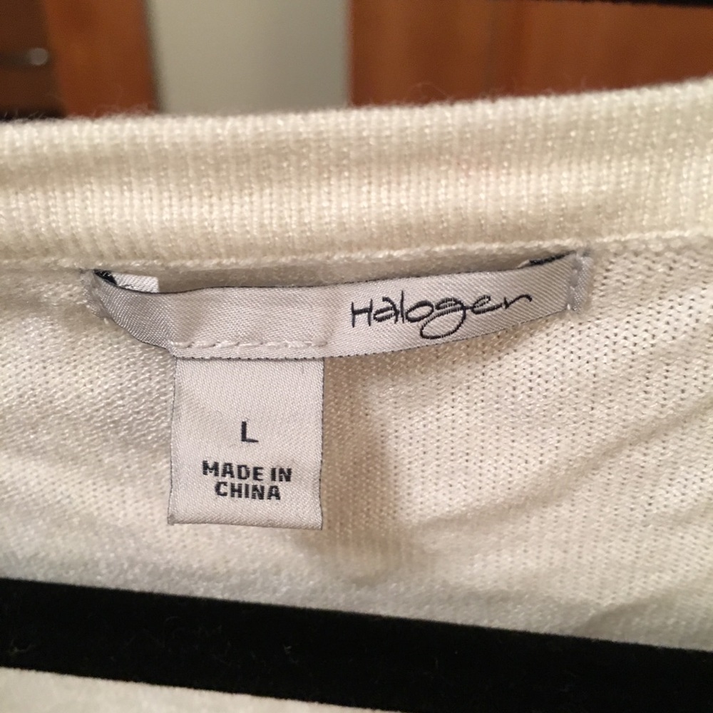 3/4 sleeve cardigan, light cream